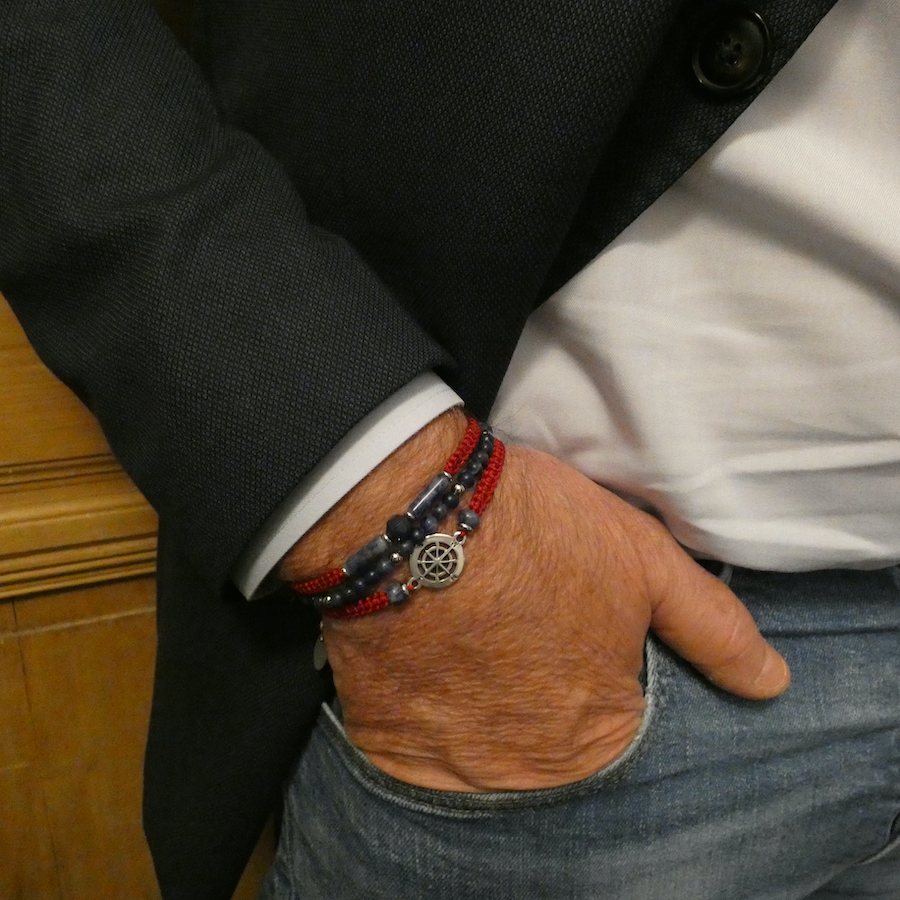 Bracelet triple Titouan Sodalite