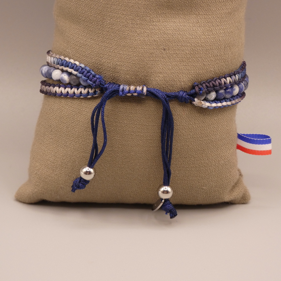 Bracelet Horus en sodalite Dos