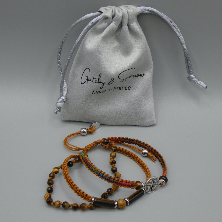 bracelet oeil de tigre homme tendance
