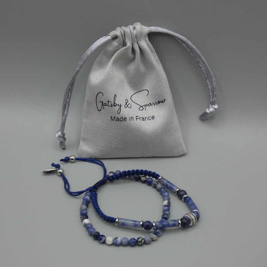 bracelet Renato Sodalite bleu homme