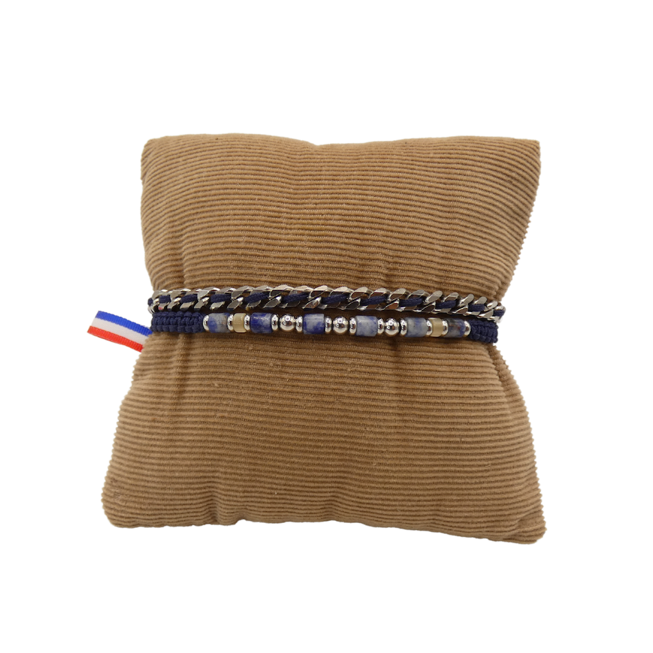 bracelet-homme-parceval-bleu-sodalite-homme-double