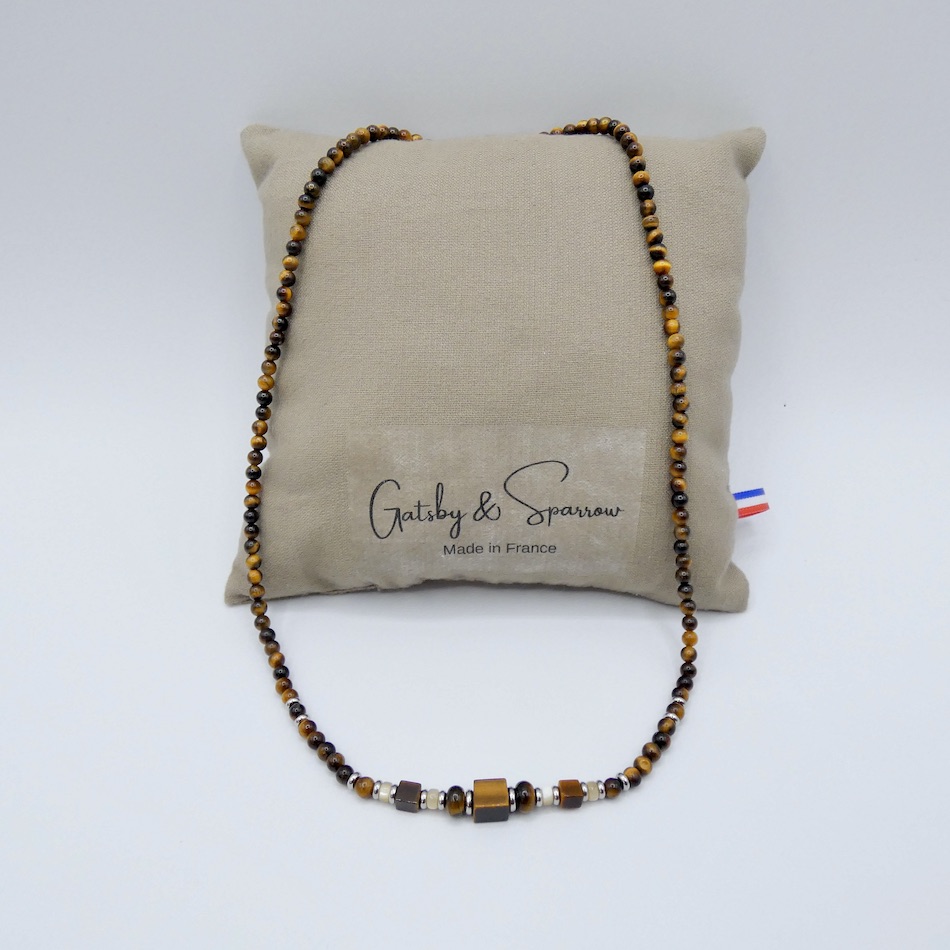 collier-homme-karl-oeil-de-tigre