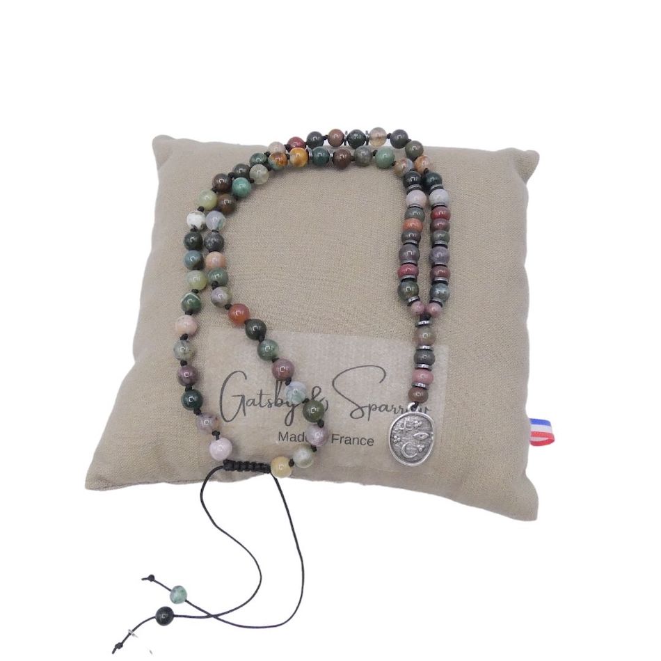 Mi-long-collier-homme-agate-Merlin-France-artisanat