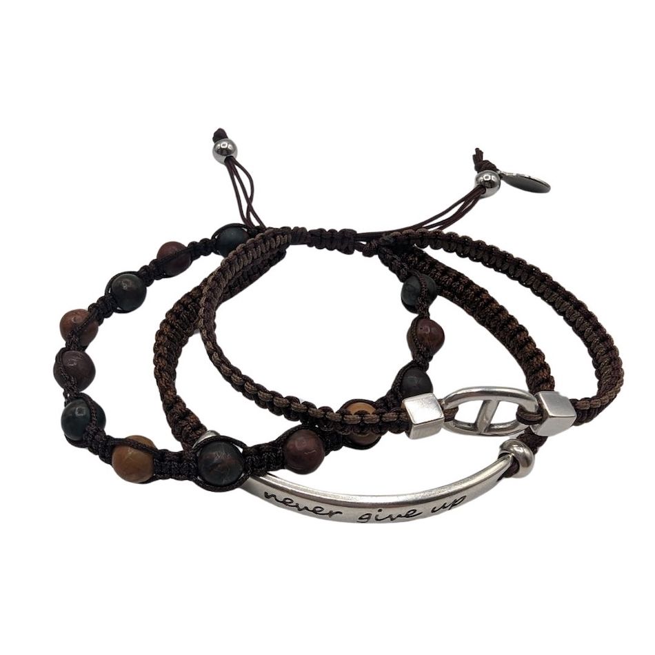 Bracelet-Laurent-jaspe-homme-triple-marron-pierre-naturelle
