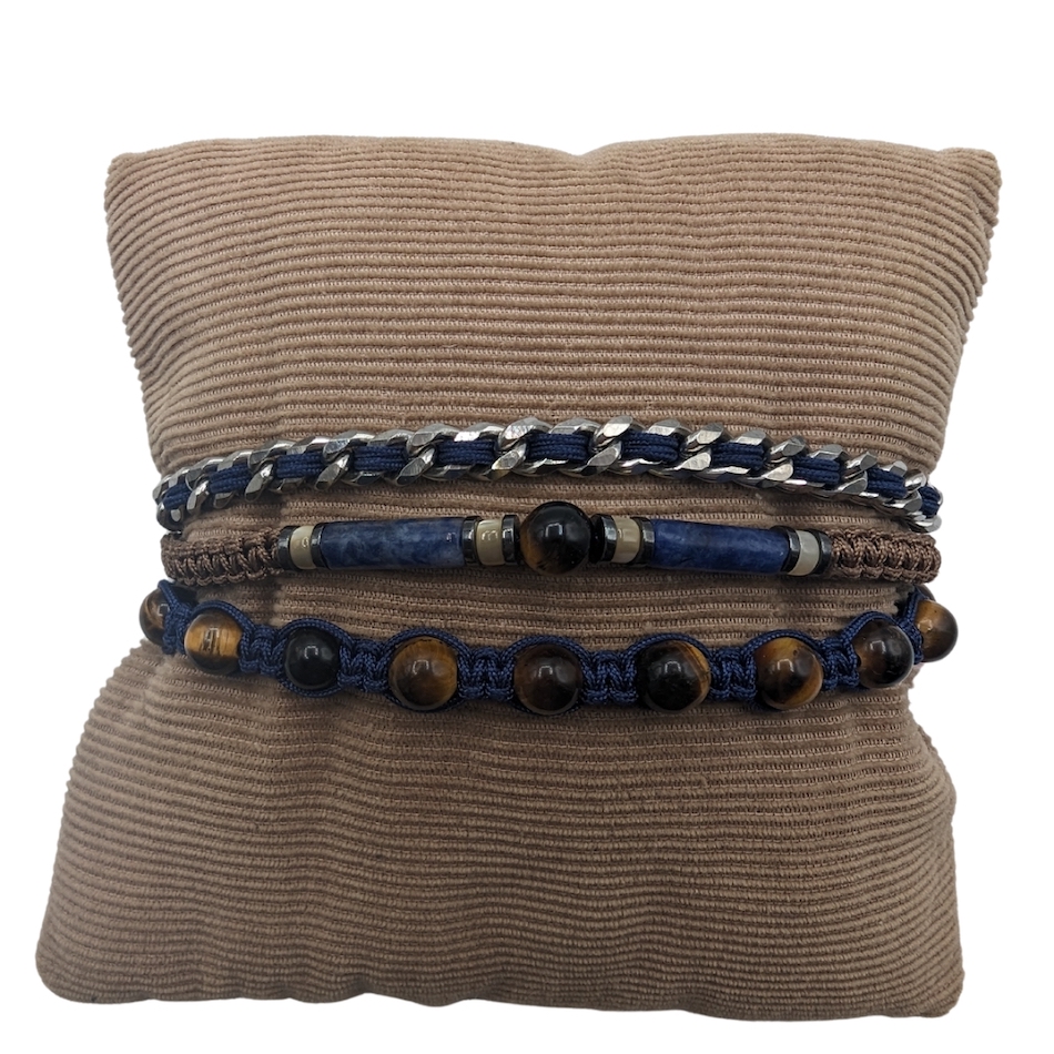 Hugo-bracelet-homme-marron-pierre-naturelle-oeildetigre-sodalite