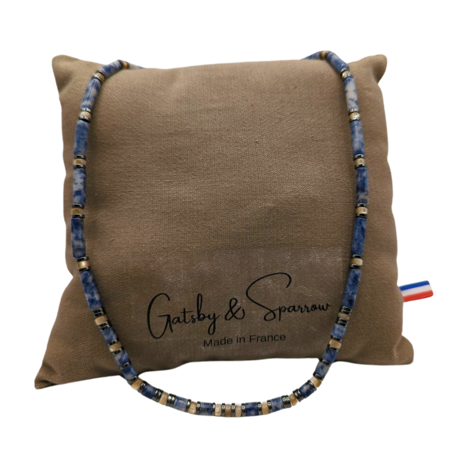 Tourdecou-collier-homme-surfeur-heishi-sodalite-nacre-hématite