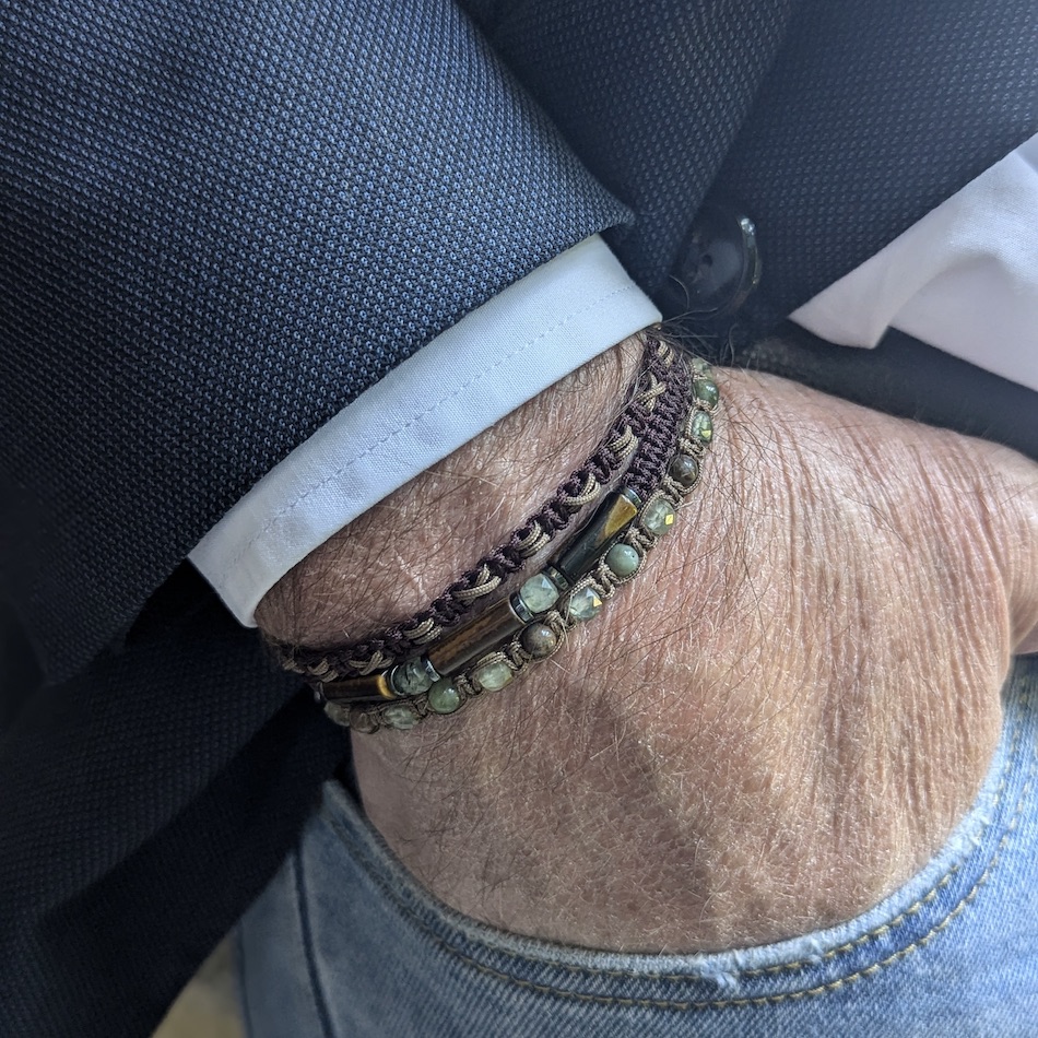 Bracelet-triple-homme-tressage-peirre-naturelle-prehnite-oeildefer -