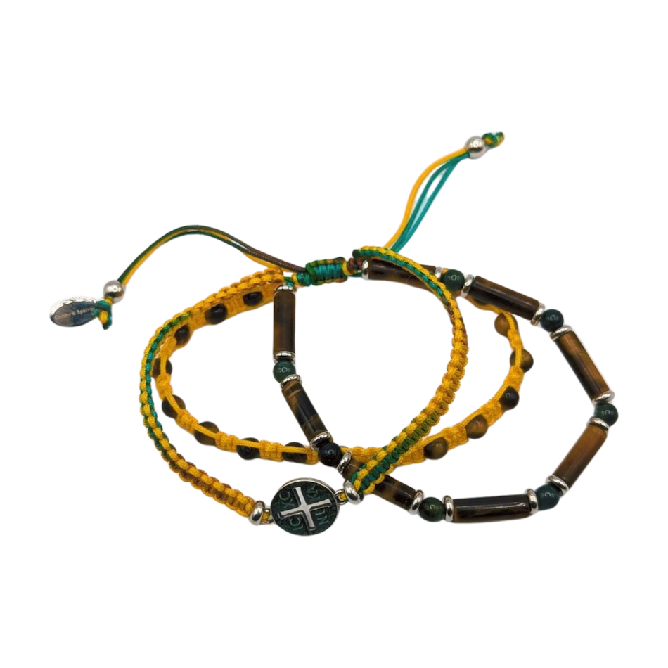 Ayrton-bracelet-jaune-trois-rangs-