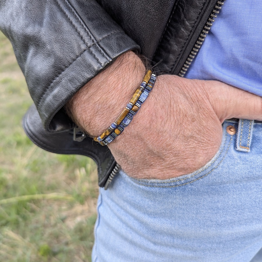 Bracelet-double-homme-valens-sodalite-oeildetigre