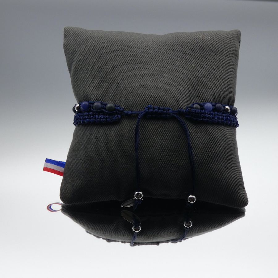 Bracelet homme pierre naturelle sodalite