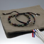 Bracelet mode homme en pierre