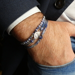 Bracelet de protection Horus en Sodalite