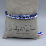 Bracelet  double en Sodalite Osiris
