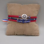 Bracelet homme en pierre naturelle de Sodalite Titouan