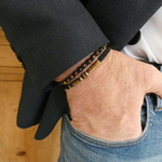 Bracelet homme pierre oeil de tigre