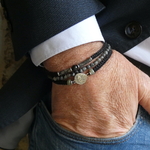 Bracelet tendance homme protection pierre et amulette