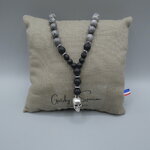 Sautoir pour homme en pierres naturelles:collier homme :pierres naturelles