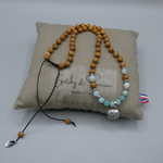 collier style surfeur pour homme :collier homme en pierrenaturelles