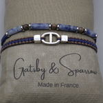 bracelet tendance homme sodalite ethan