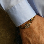 Bracelet ethan jaspe kaki