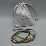 Bracelet tendance homme eric trois rangs