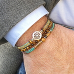 Bracelet chic pour homme made in Franceoeil de tigre