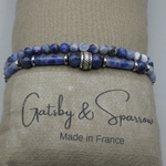 Gros plan bracelet sodalite Renato