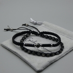 Bracelet Horus deux rang homme