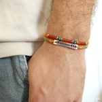 Bracelet-bijoux-homme-tendance-cornaline