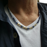 collier- mi-long -sodalite-homme-bijoux-pierre naturelle-france