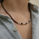 collier -fin -homme-oeil de tigre