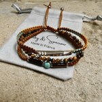 Bracelet-homme-triple-anoki-pierre-oeil de tigre