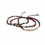 bracelet-homme-triple-pierre-naturelle-jaspe-sang-de-dragon- tendance stacking