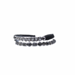 bracelet-homme-tendance-larvikite-chaine-acier-inoxydable-tissage-artisanat-france