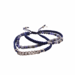 bracelet-triple-homme-artisanat-chaine-tendance-stacking-bleu-pierre-naturelle