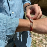 bracelet-homme-pierre-naturelle-orange-agate -tendance-original-artisanat -france