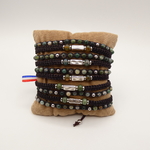 bracelet-double-homme-pierre-agate-vert-marron-tendance-cadeau