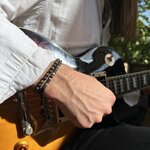 Bracelet -roméo -jaspe -sanguin-guitare