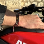 bracelet-triple-Arthur-trois -rangs-jaspe-sanguin
