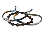 Bracelet-homme-pierre-oeildetigre-marron-turquoise