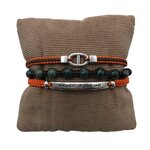 bracelet-homme-triple-pierre-jaspe-trio-kambaba-orange-bicouleur