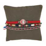 Bracelet-Triple-oeil-rougetressage-artisanal