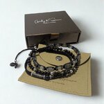 Bracelet-triple-homme-arcadius-préhnite-obsidienne-coffret-pochette-
