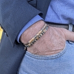 bracelet Jovien collection prestige luxe pierres naturelles pyrite