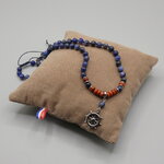 collier homme pierre sodalite  jaspe  pendentif