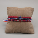 Bracelet homme amulette pierre sodalite