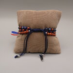 Bracelet homme pierre jaspe rouge sodalite