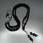 Collier Mala homme pierre pendentif Ganesh