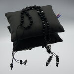Collier homme style rock pendentif crâne pierre