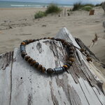 bracelet homme pierre oeil de tigre